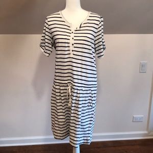 J. Crew drawstring cotton dress